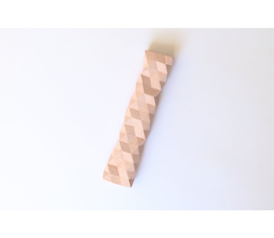 Graciela Noemi Handcrafted Origami Wrinkled Mezuzah Case