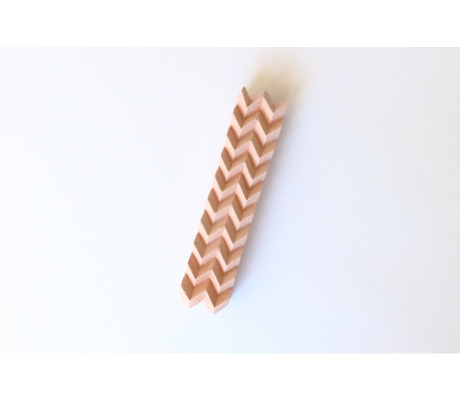 Graciela Noemi Handcrafted Origami Zig Zag Mezuzah Case