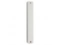 Gray Marble Look Plastic Mezuzah Case with Silver Shin - for 12 or 15 cm Scroll