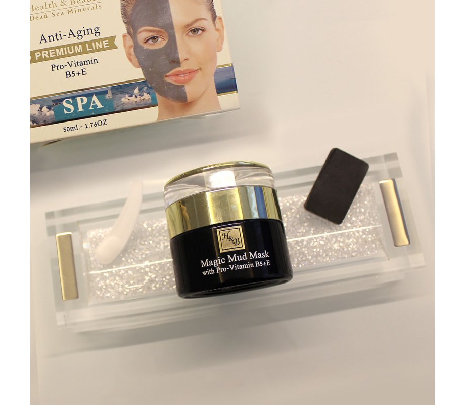 H&B Anti-Aging Face Mask with Mud from the Dead Sea – Comes with Magic Stone