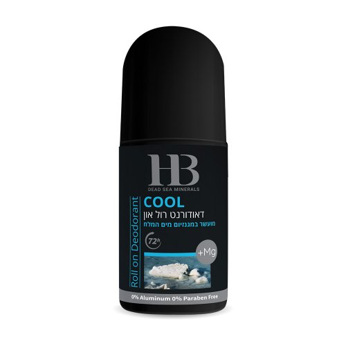 HB Dead Sea Mineral Roll-On Deodorant for Men - Cool