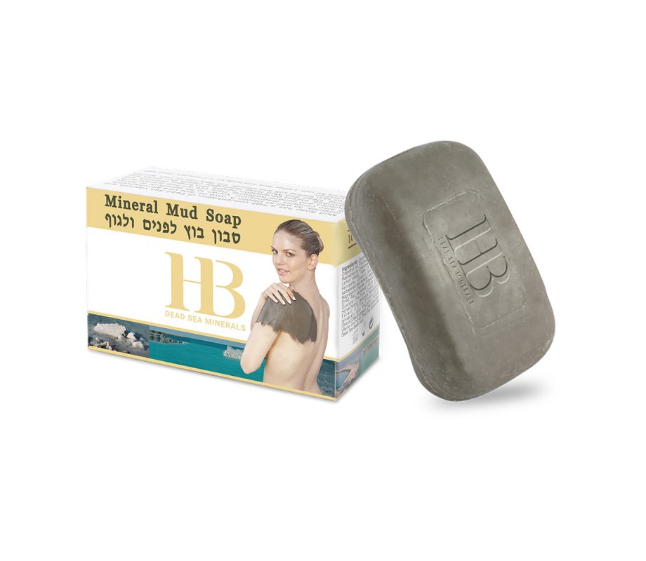 H&B Dead Sea Mud Soap for Face and Body