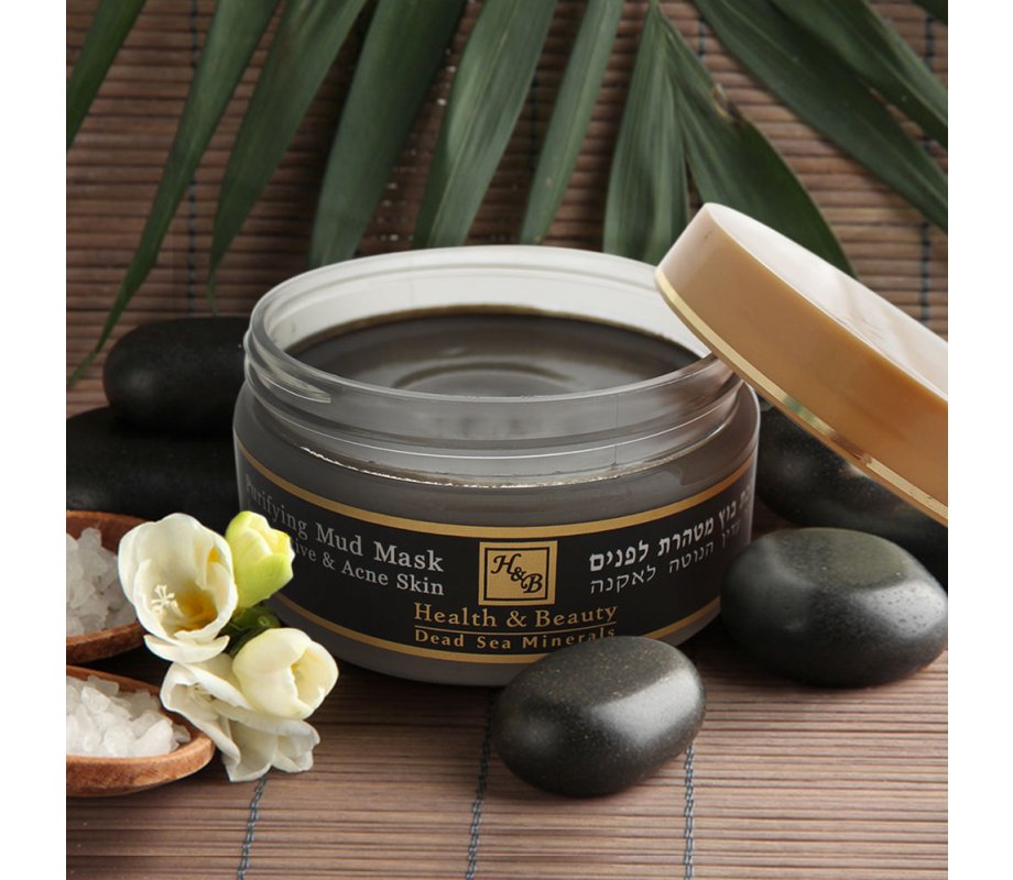H&B Dead Sea Purifying Mud Mask for Sensitive and Acne Skin