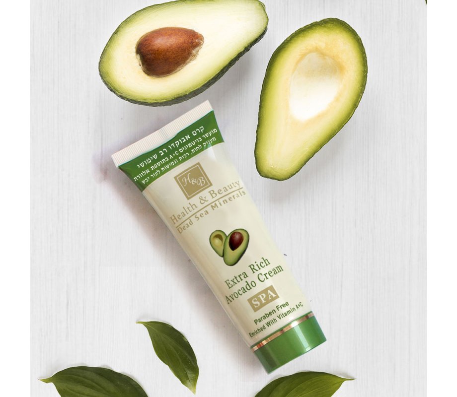 H&B Extra Rich Avocado Cream with Oils, Vitamins and Dead Sea Minerals