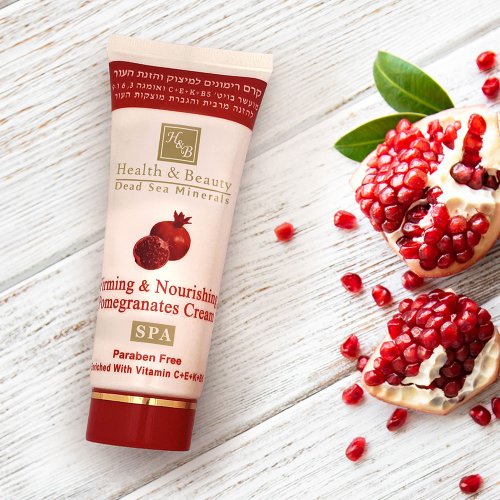 H&B Firming and Anti-Aging Pomegranate Cream with Active Dead Sea Minerals