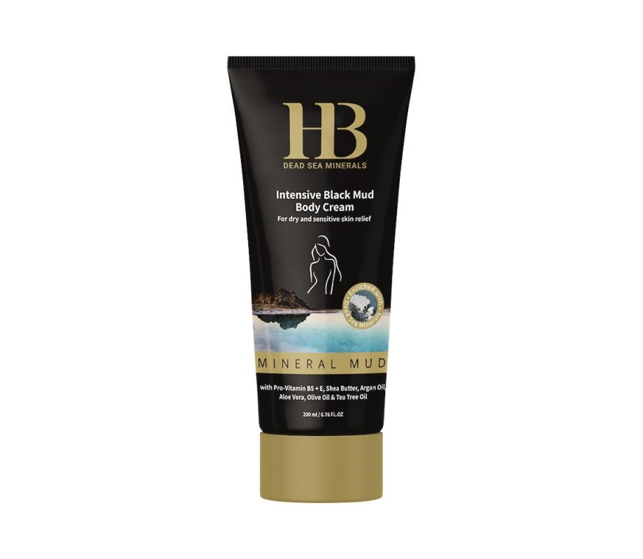H&B Intensive Body Cream for Dry Skin Based on Dead Sea Black Mud