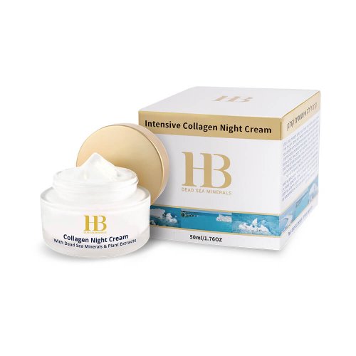H&B Intensive Collagen Night Cream Enriched with Oils and Dead Sea Minerals