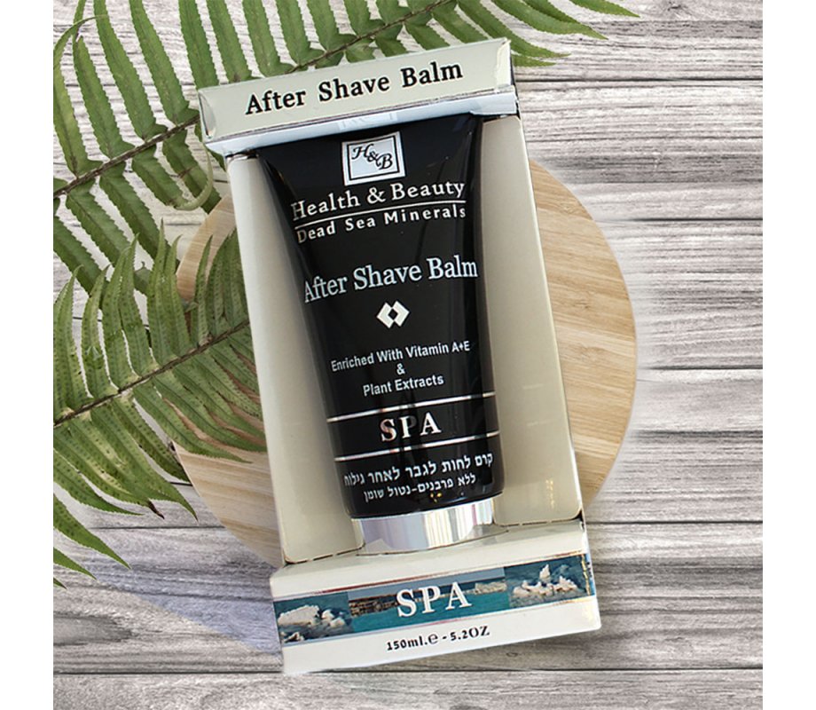 H&B Mens After-Shave Balm Enriched with Dead Sea Minerals and Plant Extracts