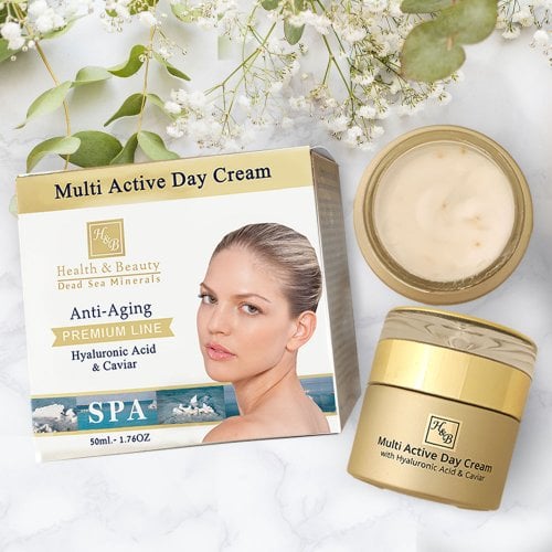 H&B Multi Active Anti-Aging Advanced Day Cream with Hyaluronic Acid and Caviar