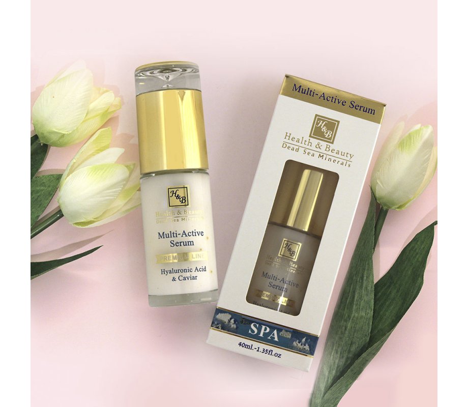H&B Multi-Active Anti-Aging Facial Serum with Hyaluronic Acid and Caviar