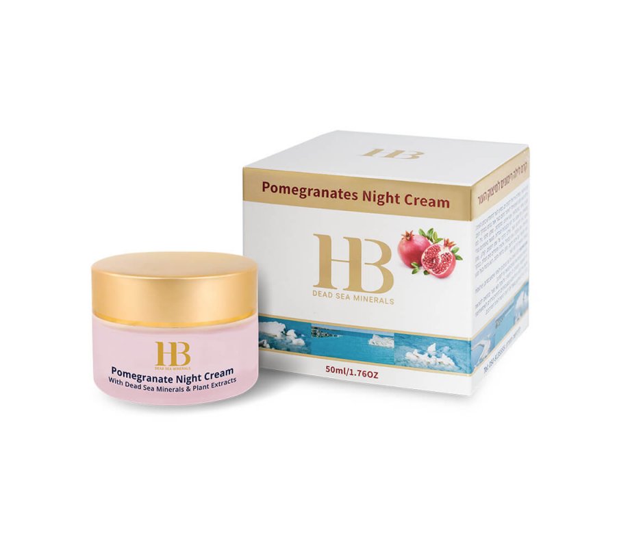 H&B Night Cream Enriched with Pomegranate Concentrate and Dead Sea Minerals
