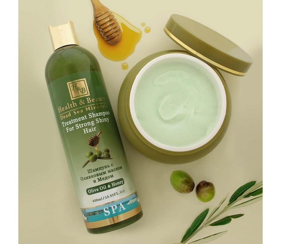 H&B Olive Oil and Honey Treatment Shampoo with Dead Sea Minerals