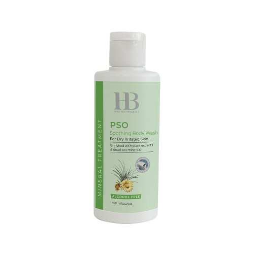 H&B PSO Soothing Body Wash for Dry Irritated Skin - for Psoriasis Sufferers