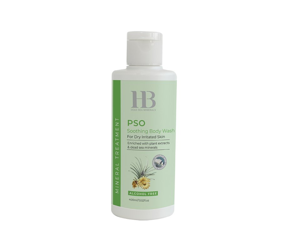 H&B PSO Soothing Body Wash for Dry Irritated Skin - for Psoriasis Sufferers