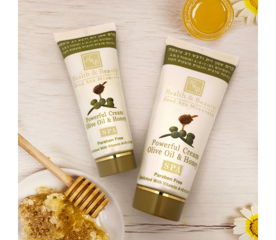 H&B Powerful Body Cream with Olive Oil & Honey and Dead Sea Minerals