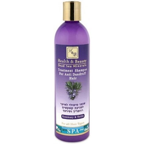 H&B Rosemary and Nettle Anti Dandruff Treatment Shampoo with Dead Sea Minerals