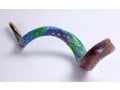 Hand Painted Yemenite Shofar - Grape Cluster