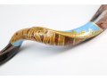 Hand Painted Yemenite Shofar - Jerusalem