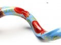 Hand Painted Yemenite Shofar with Lively Pomegranates