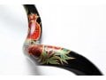 Hand Painted Yemenite Shofar with Pomegranates