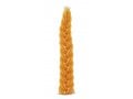 Handcrafted Flat Beeswax Braided Havdalah Candle - Yellow Gold