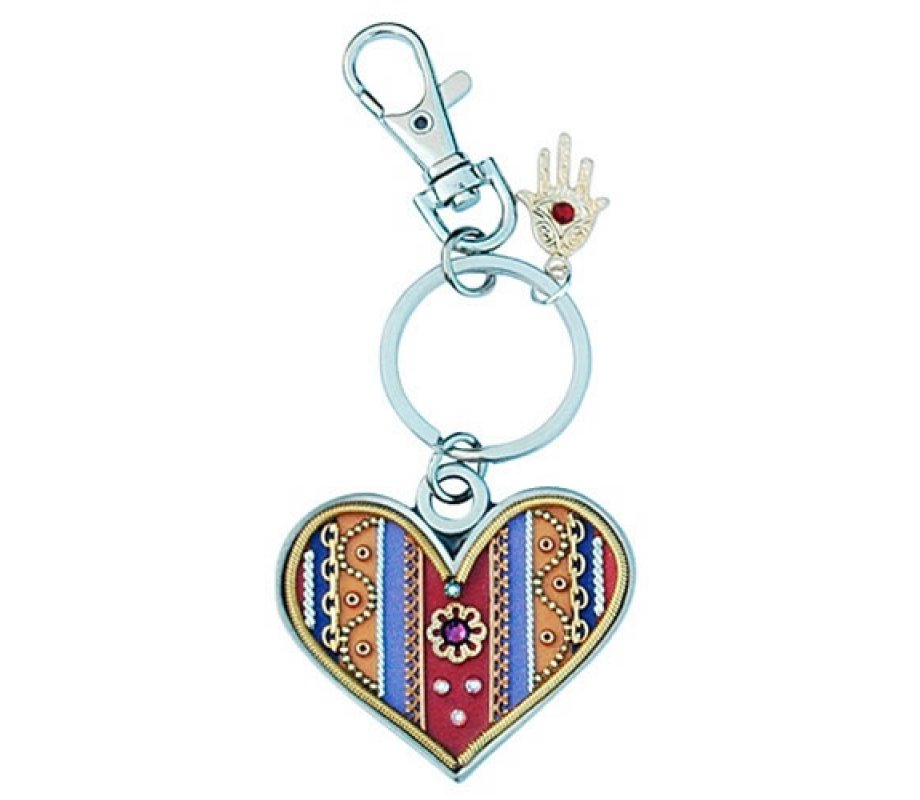 Heart Key Ring by Ester Shahaf