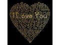I Love You Heart Pendant By Nano - Silver and Zircon