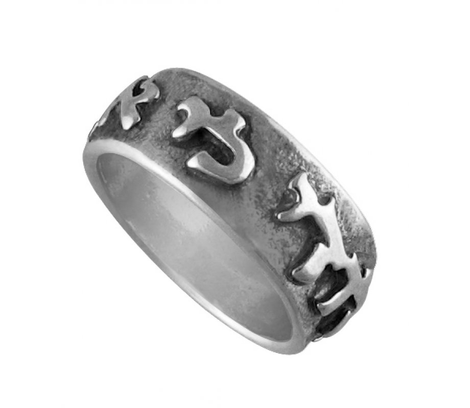 I am for my beloved - Silver Ring by Golan Studio