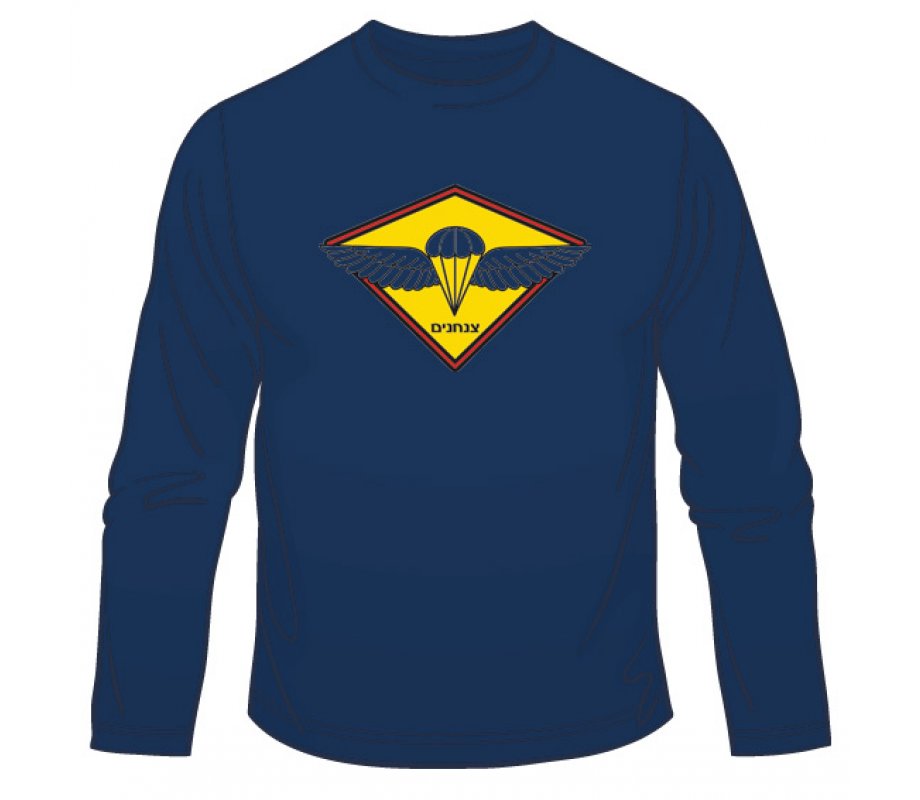 IDF Paratrooper Emblem Long Sleeved T-Shirt
