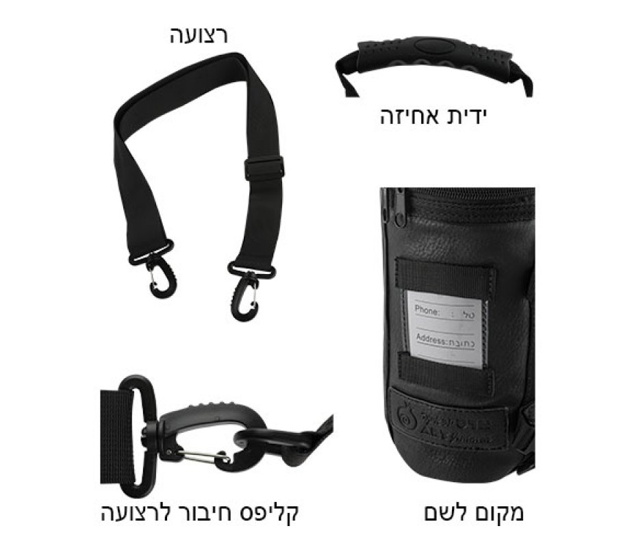 Insulated Weatherproof Tefillin Case with Tallis bag Aaronic Prayer - Brown