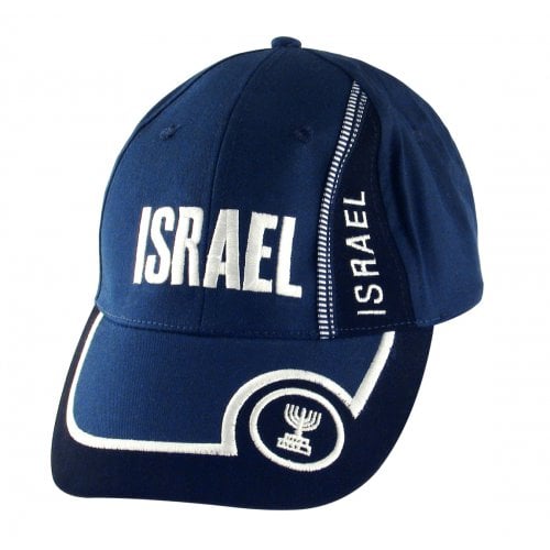 Israel Menorah Cotton Cap