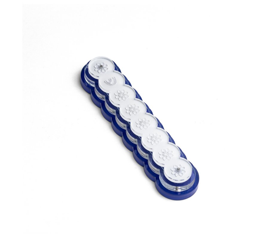 Israel Museum Mezuzah Case, Acrylic and Glass Ancient Retro Design