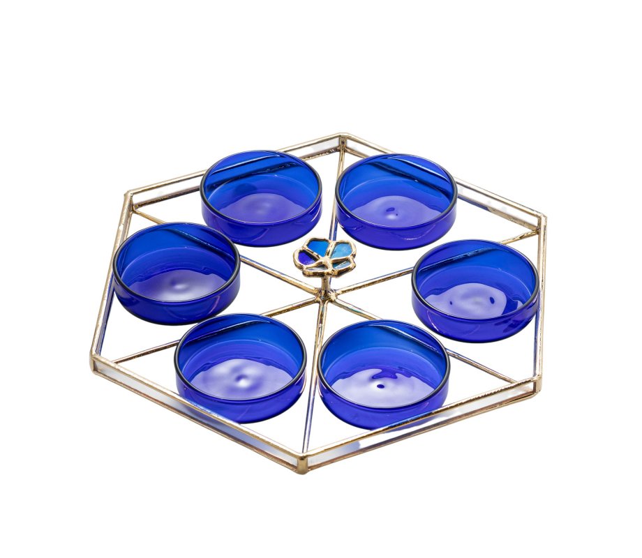 Israel Museum Passover Seder Plate - Israel Designer Eli Yashar