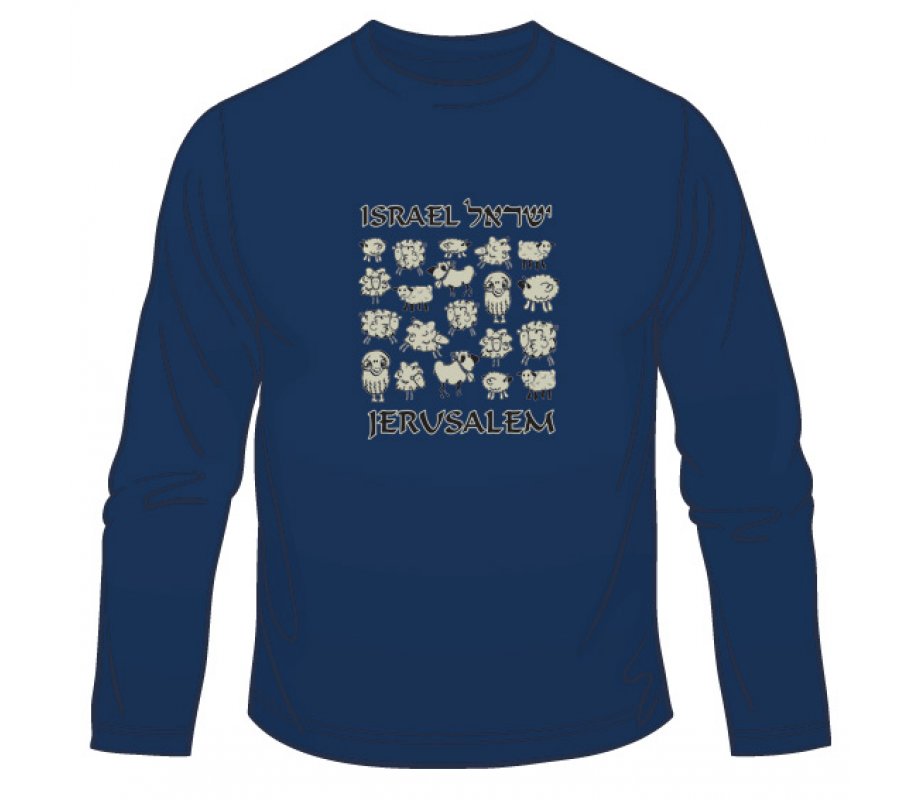 Israel Sheep Long Sleeved T-Shirt