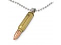 Israeli Army M-16 Rifle Bullet Pendant with Star of David