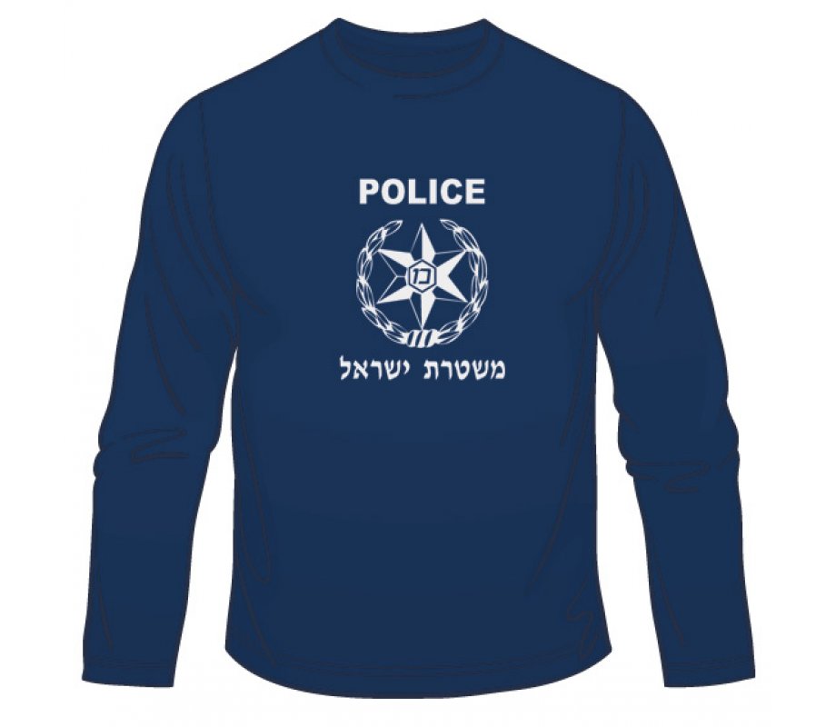 Israeli Police Long Sleeved T-Shirt