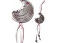 Jewish Baby Wall Decor - Smiling Moon with Baby Prayer 4 in stock