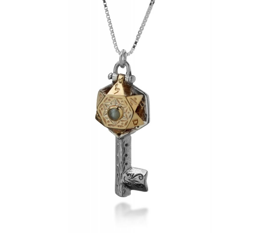 Kabbalah Pendant Charm for Prosperity and Success by HaAri Jewelry