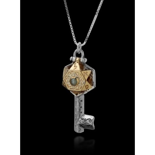 Kabbalah Pendant charm for Prosperity and Success by HaAri Jewelry