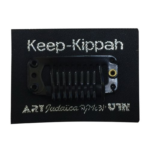 Keep-Kippah - Hidden Black Kippah Clips with adhesive