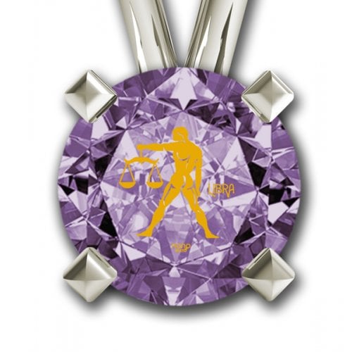 Libra Zodiac Pendant by Nano Jewelry- Silver