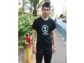 Mossad and Menorah Emblem Short Sleeve T-Shirt