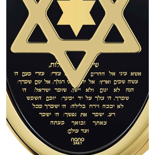 Nano Jewelry Gold Song Of Ascents Star of David Pendant