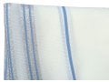 Noam Acrylic Non-Slip Lightweight Tallit Prayer Shawl - Silver and Light Blue Stripes