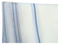 Noam Acrylic Non-Slip Lightweight Tallit Prayer Shawl - Silver and Light Blue Stripes