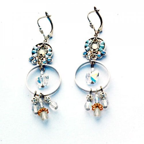 Oriental Bead Earrings by Ester Shahaf