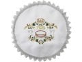 Passover Seder Matzah Cover  Colored Embroidery of Crown and Pesach Items