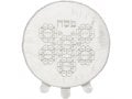 Passover Seder Matzah Cover  Embroidered Swirls with Seder Plate Items