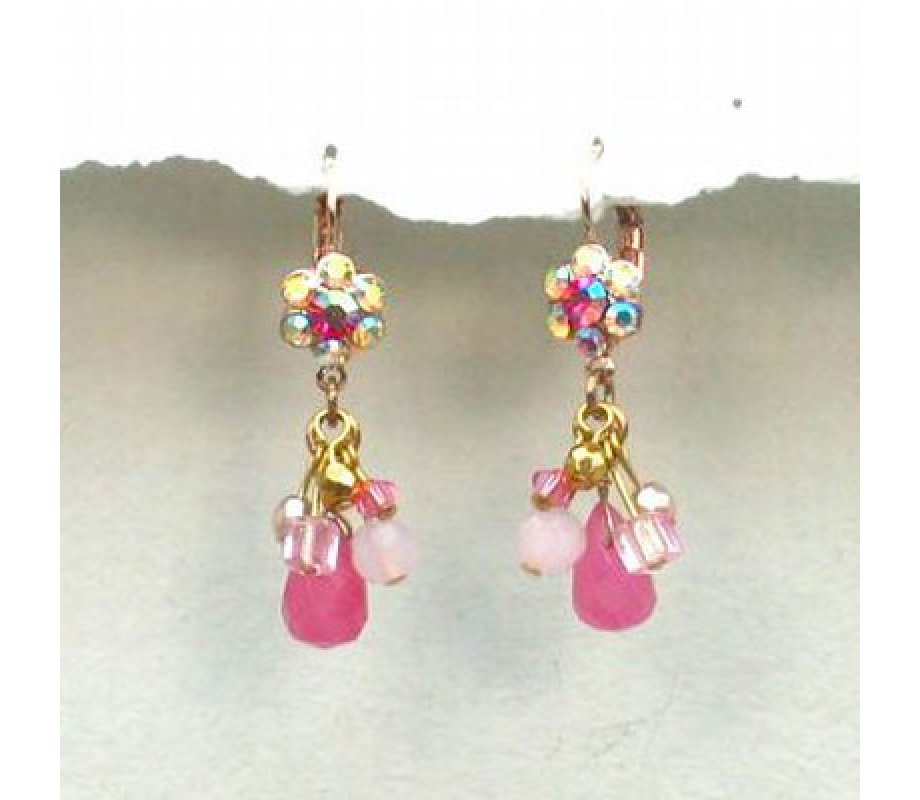 Pink Ahuvah Earrings of Love by Edita