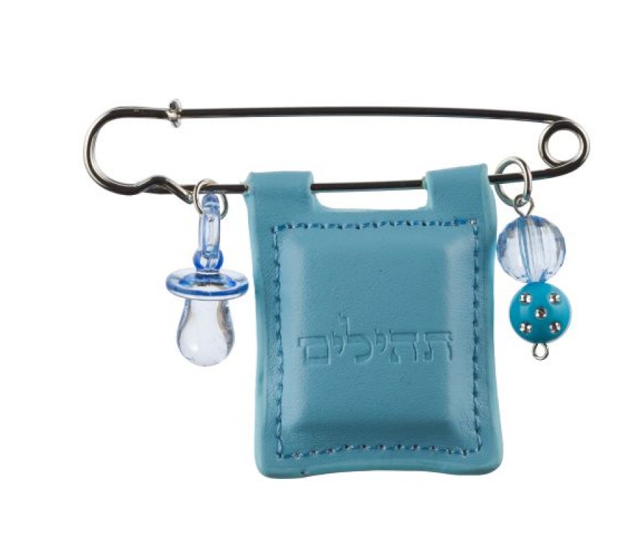 Psalms Tehillim Pin for Baby Crib, Carriage or Stroller - Choice of Colors